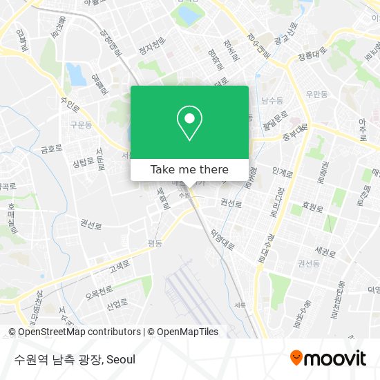 수원역 남측 광장 map