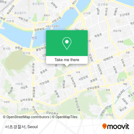 서초경찰서 map