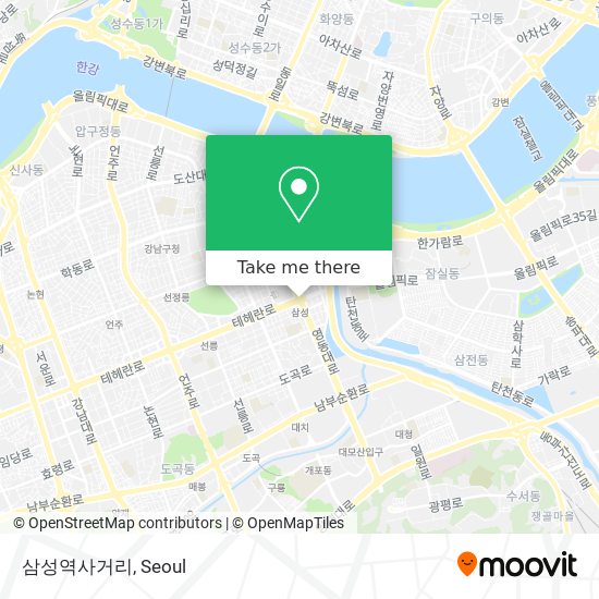 삼성역사거리 map