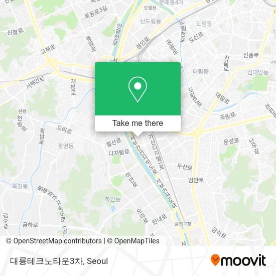 대륭테크노타운3차 map