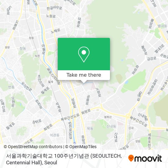 서울과학기술대학교 100주년기념관 (SEOULTECH, Centennial Hall) map