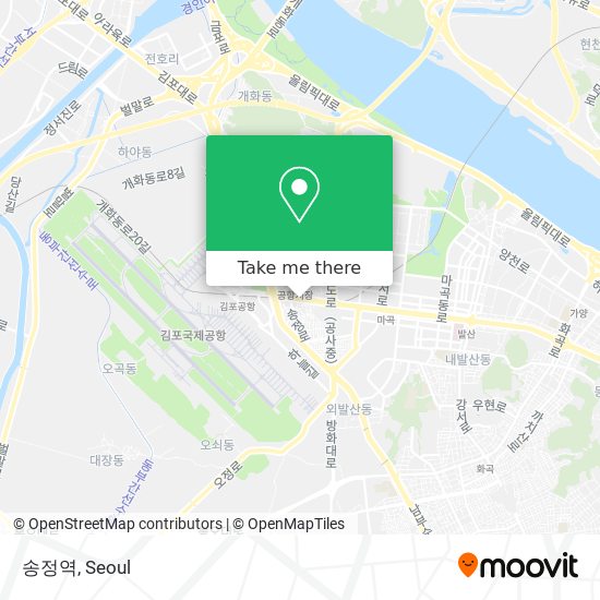 송정역 map