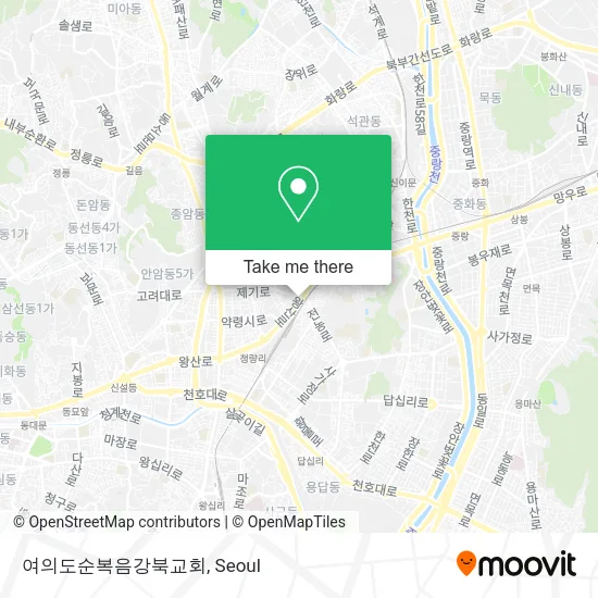 여의도순복음강북교회 map