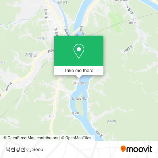 북한강변로 map