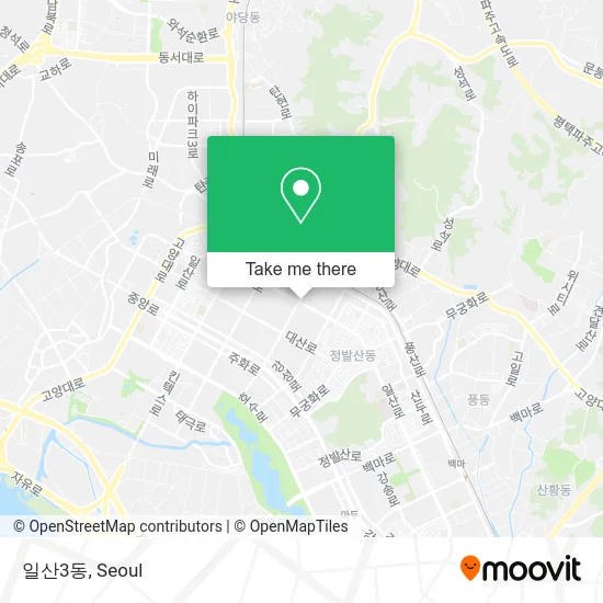 일산3동 map