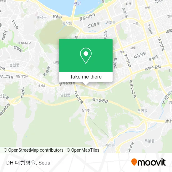 DH 대항병원 map