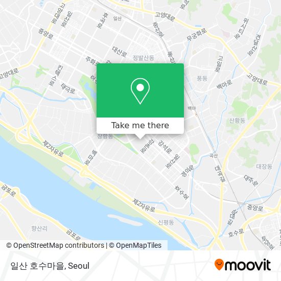 일산 호수마을 map