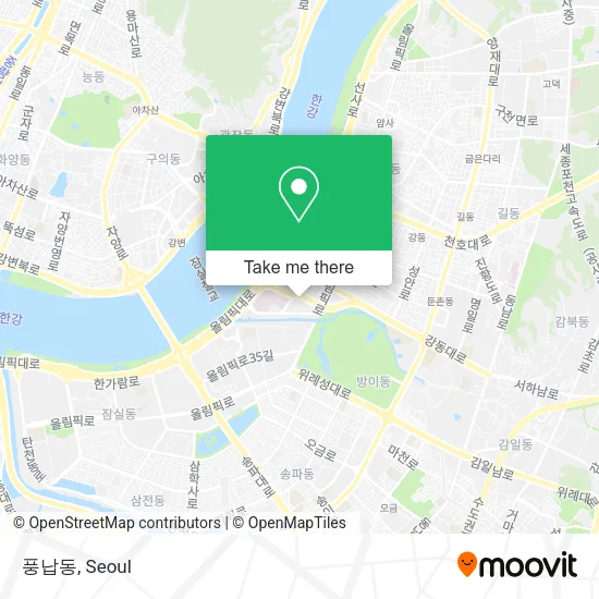풍납동 map