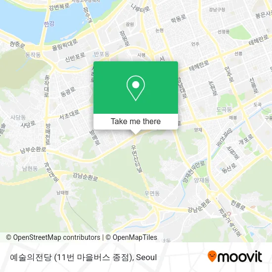 예술의전당 (11번 마을버스 종점) map