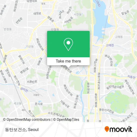 동탄보건소 map