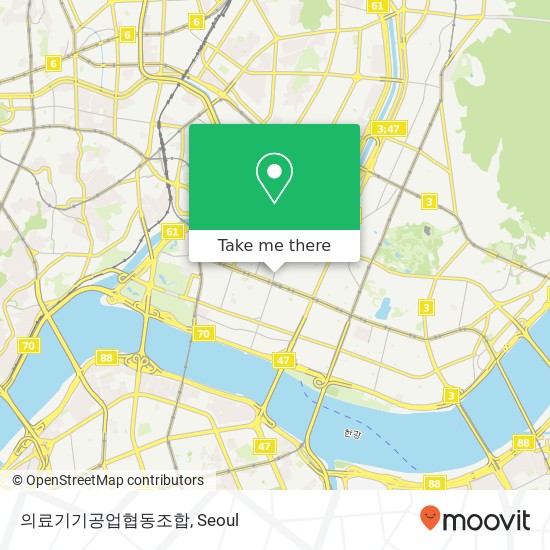 의료기기공업협동조합 map