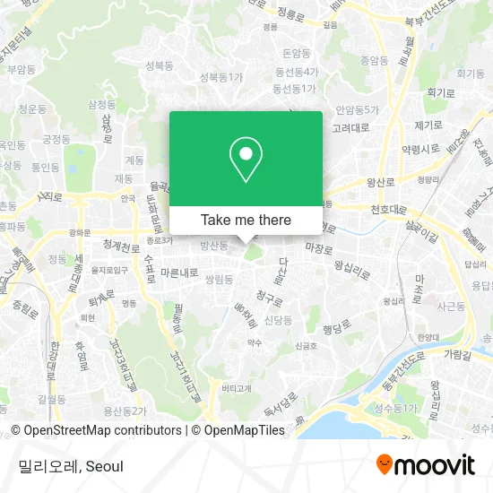 밀리오레 map