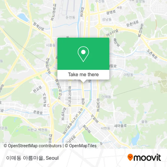 이매동 아름마을 map