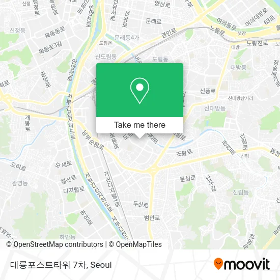 대륭포스트타워 7차 map