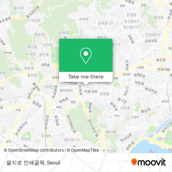 을지로 인쇄골목 map