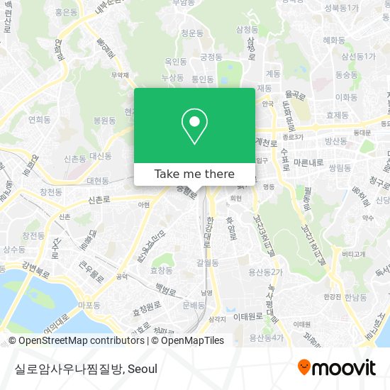 실로암사우나찜질방 map