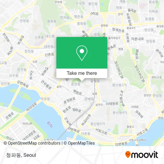 청파동 map