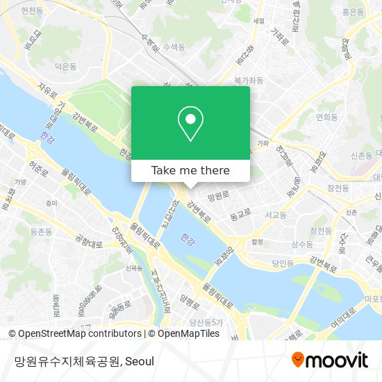 망원유수지체육공원 map