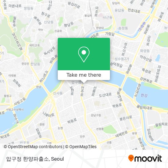 압구정 한양파출소 map