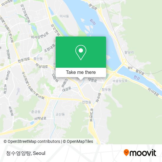 청수영양탕 map