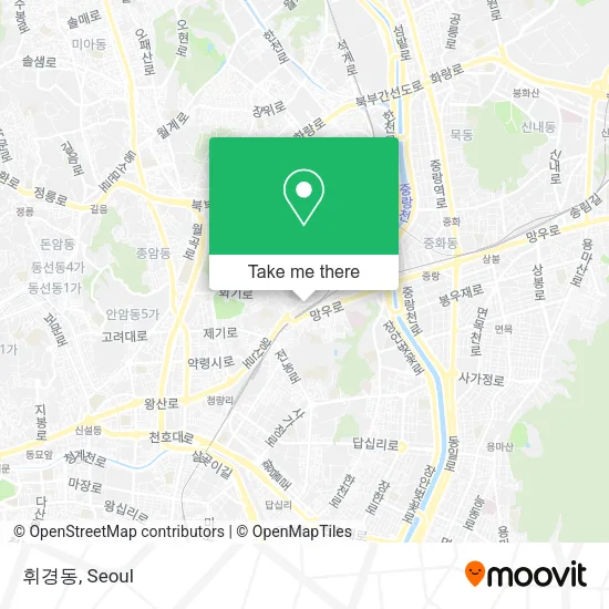 휘경동 map