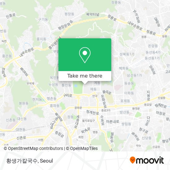 황생가칼국수 map