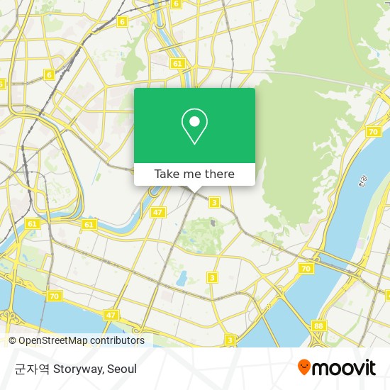 군자역 Storyway map