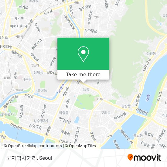 군자역사거리 map