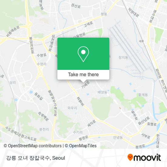 강릉 모녀 장칼국수 map