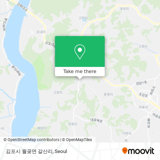 김포시 월곶면 갈산리 map