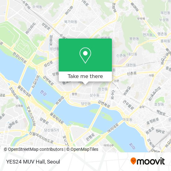 YES24 MUV Hall map