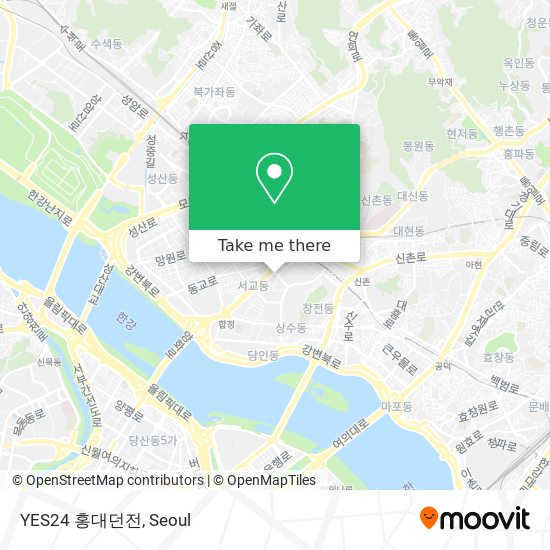 YES24 홍대던전 map