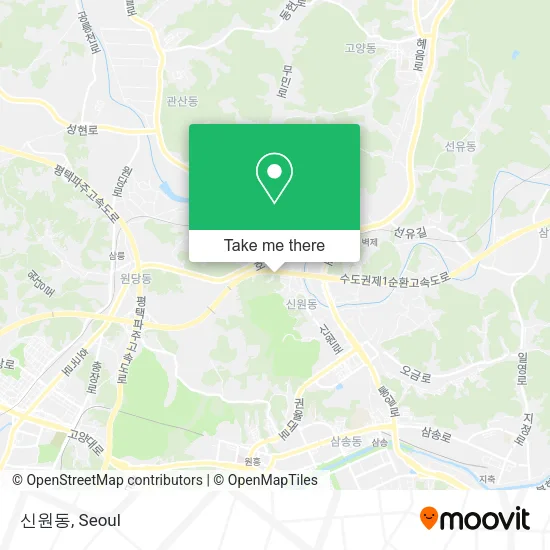 신원동 map