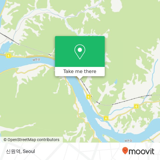 신원역 map