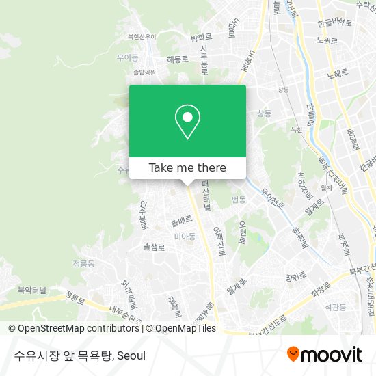 수유시장 앞 목욕탕 map