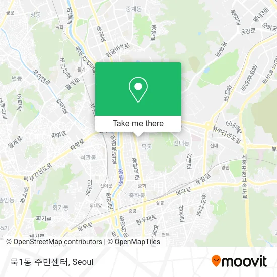 묵1동 주민센터 map