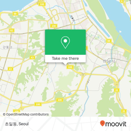 초일동 map