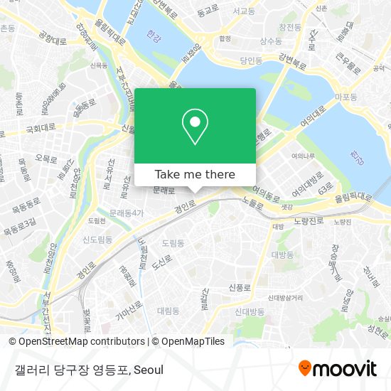 갤러리 당구장 영등포 map