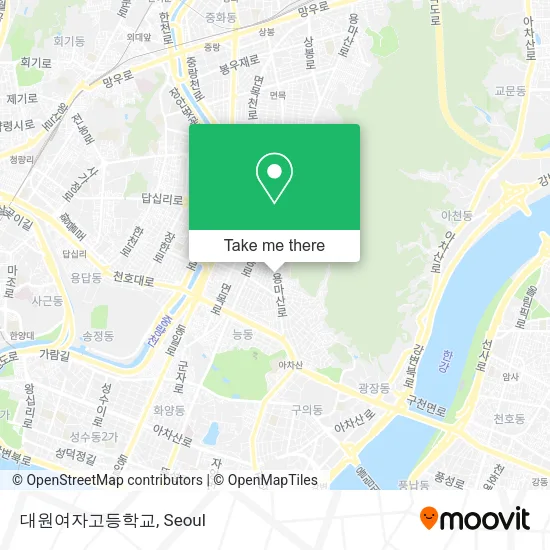 대원여자고등학교 map