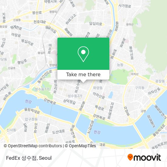 FedEx 성수점 map