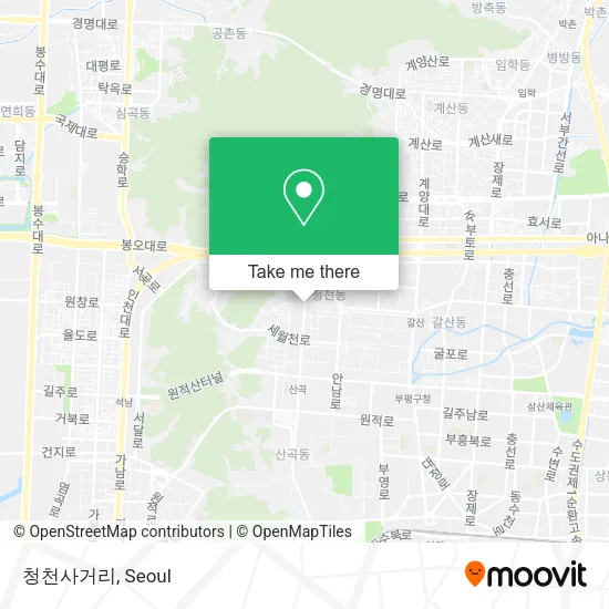청천사거리 map