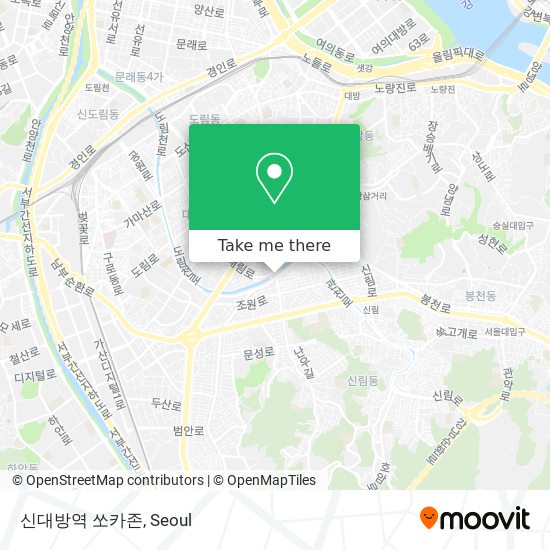 신대방역 쏘카존 map