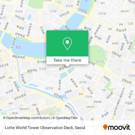 Lotte World Tower Observation Deck map