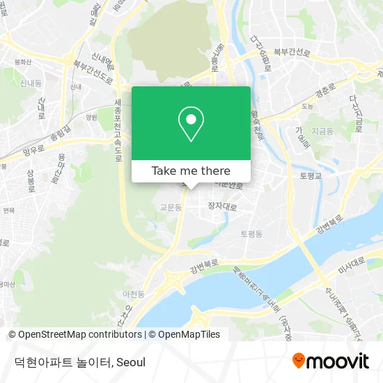 덕현아파트 놀이터 map
