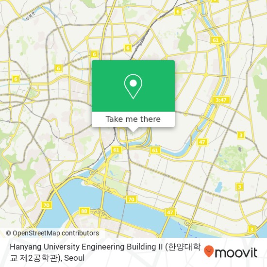 Hanyang University Engineering Building II (한양대학교 제2공학관) map