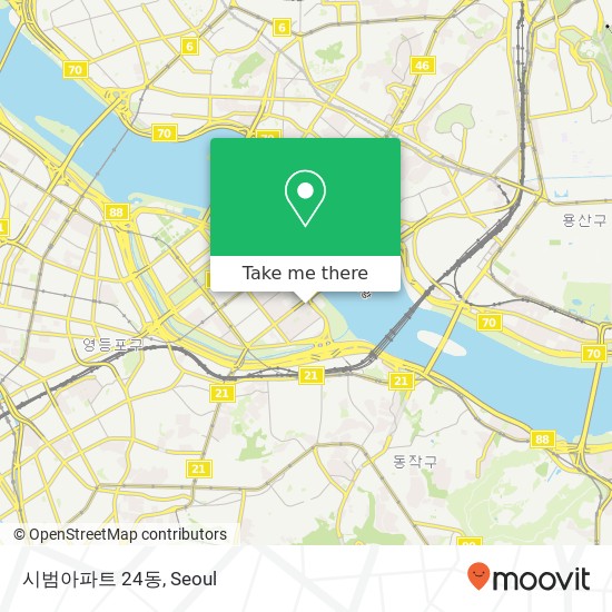 시범아파트 24동 map