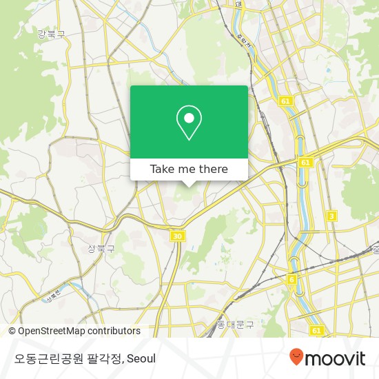 오동근린공원 팔각정 map