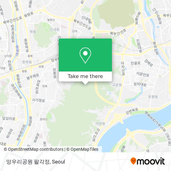 망우리공원 팔각정 map
