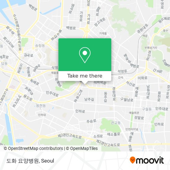 도화 요양병원 map