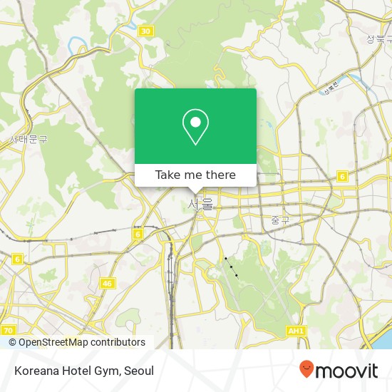 Koreana Hotel Gym map